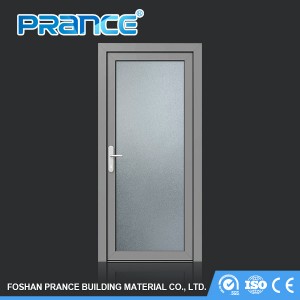 Anti-bacteria project use restaurant aluminum frame glass door