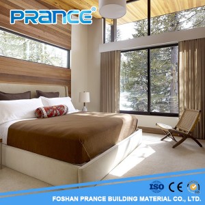 Soundproof artistic hotel corridor sliding window