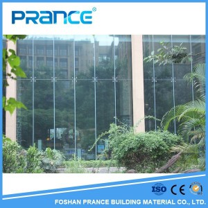 Moisture proof newest hospital glazed curtain wall