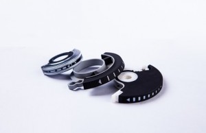 Car Air Adjuster Component, 2K Plastic Injection Molded Parts for automotive