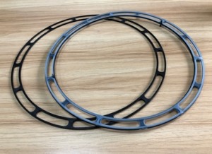 Multi shot plastic injection moled seal ring