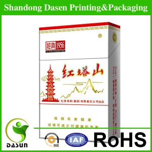 Factory Direct-sale Standard Filter Cigarette Packaging Box