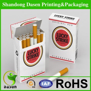 Customized Filter Cigarette Paper Packaging Box 20pcs