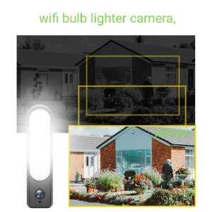 HD1080P resolution support cloud  storage face recognition function security network camera  light  bulb  CCTV camera