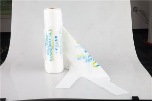 Custom 100% Biodegradable Plastic T-Shirt Bags