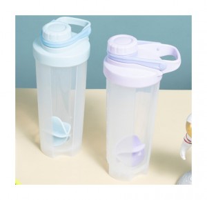 New Style Portable Threaded Large Handle 700ml 400ml Protein Shaker Bottle Custom