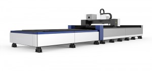 Fiber laser cutting machine with dual beds Fiber laser cutting machine with dual beds