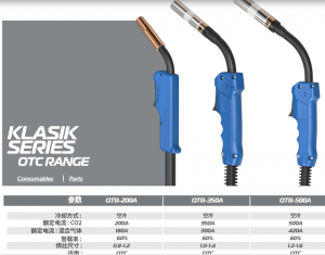 OTC TYPE WELDING TORCH