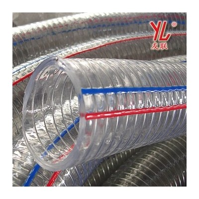 spiral steel wire reinforced pvc spring hose