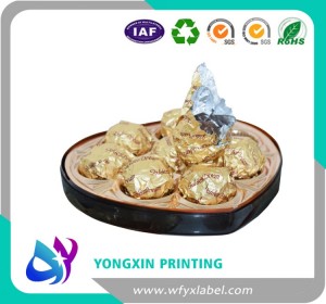 High glossy embossed aluminum foil wrapper