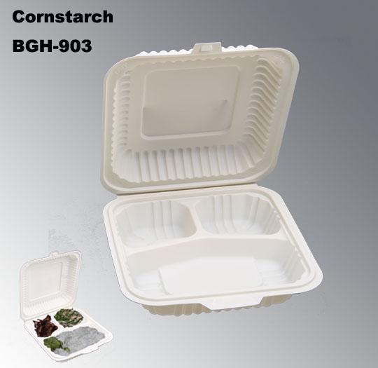 1200ml Lunch Container Bgh-903 China Made Good Quality of Food Use Take out Box Disposable Tableware