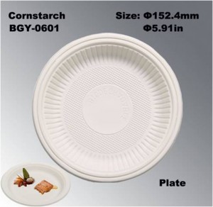 6 Inches FDA Certificated Disposable Biodegradable Cornstarch Tableware Dishes Plates 6 Inches FDA Certificated Disposable Biodegradable Cornstarch Tableware Dishes Plates