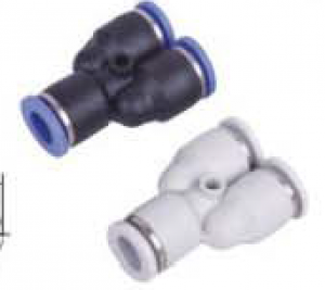 China supplier pneumatic plastic push in PY union Y air coupling China supplier pneumatic plastic push in PY union Y air coupling