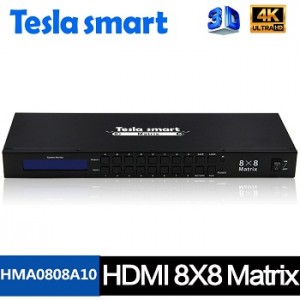 4K 8 In 8 Out HDMI Matrix 8x8 with IR Remote Control