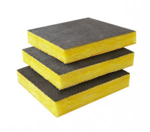 Glass wool building heat and sound insulation glass wool blank and board