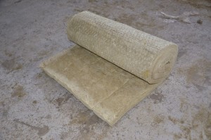 Heat & Cool Insulation Pure Basalt Rock Wool Blanket with Mesh