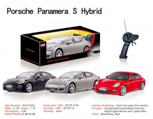 1:10 SCALE PORSCHE PARAMERA LICENSE CAR 1:10 SCALE PORSCHE PARAMERA LICENSE CAR