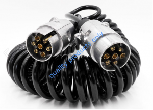 Customized Trailer Electrical Spiral Extension Cable Of Heavy Duty Camera Kit