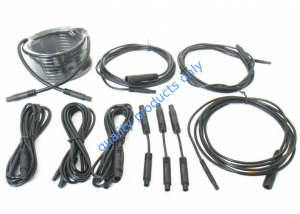 Truck Rearview Camera System 8 Pin Mini Din Extension Cable With Male And Female Plug