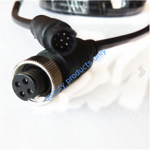 Vehicle 8 Pin To 4 Pin PVC Mini Din Cable Reversing Camera Extension Cable