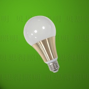 Die-Casting Aluminum Golden LED Bulb light 12W