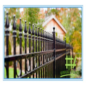 Galvanized Tubular Steel Fence Wall Design Galvanized Tubular Steel Fence Wall Design