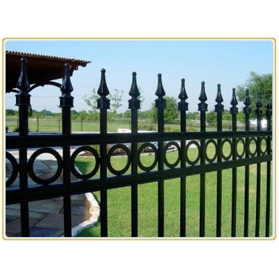 Good quality colors Galvanized double Aluminum Rod Grating Fence