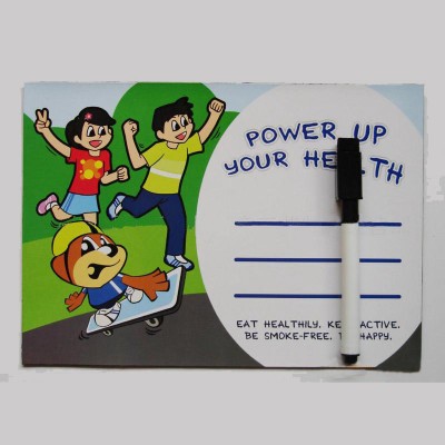 Custom cow designs printing magnetic whiteboard for refrigerator magnet memo board