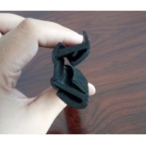 Auto Door Edge Flocked Weather Rubber Seal Strip