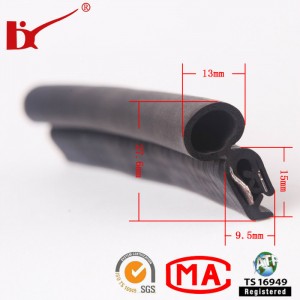 ISO/Ts 16949 Approved Car Door Rubber Sealing Strip