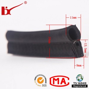 Extrude EPDM Rubber Sealing Strip for Door