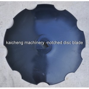 Factory Manufactured Notched Disc Blade of 65mn for Disc Harrow