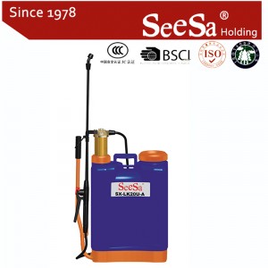 20L Knapsack/Backpack Manual Hand Pressure Brass Cylinder Sprayer (SX-LK20U-A)