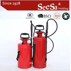 11L Industrial /Agricultural Metal Iron Bottle Anti-Rust Pressure Hand Compression Manual Sprayer (SX-CS20011)