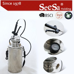 6L Stainless Steel Hand Pressure Hand Compression Manual Shoulder Sprayer (SX-CS18006)