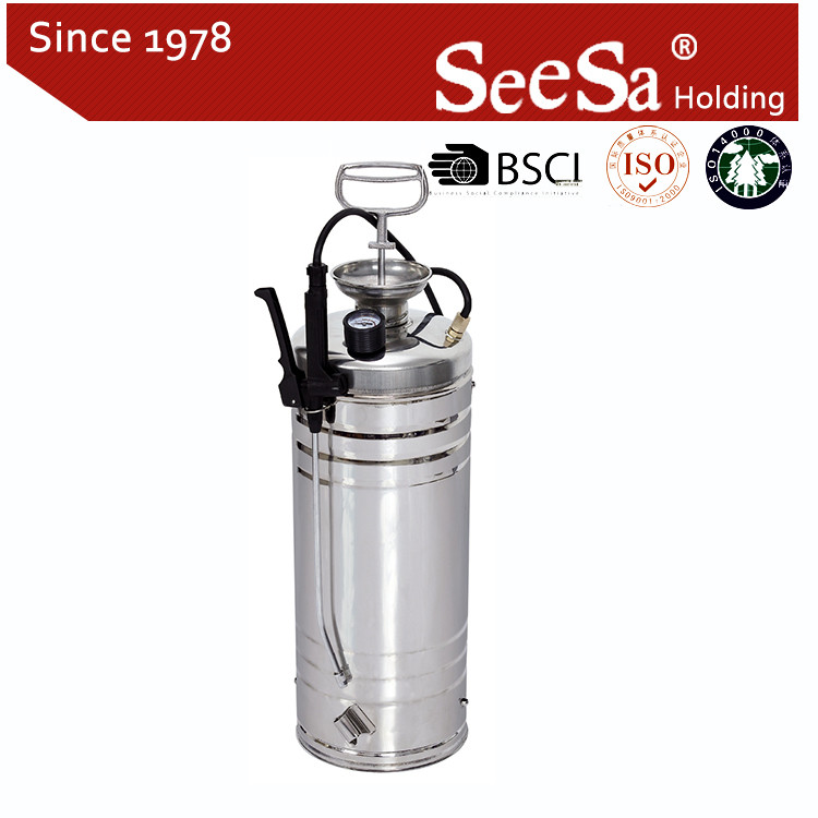 4L Agricultural /Industrial Stainless Steel Pressure Hand Compression Manual Shoulder Sprayer (SX-CS21012)