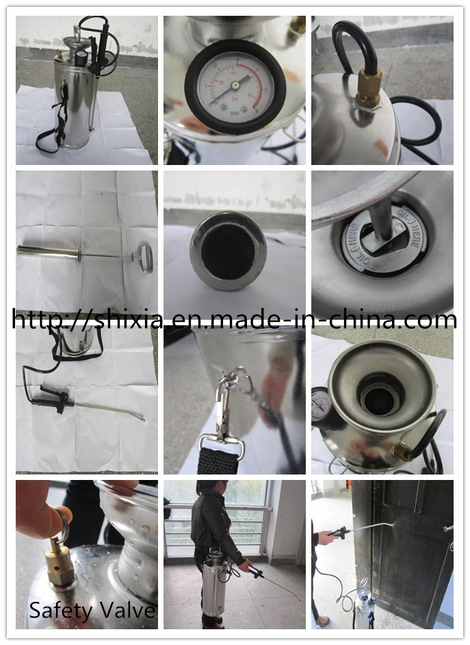 4L/6L/8L/16L Stainless Steel Anti-Rust Hand Pressure Air Compression Manual Sprayer