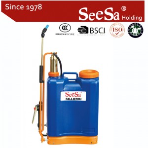 20L Knapsack/Backpack Manual Hand Pressure Brass Cylinder Sprayer (SX-LK20U)