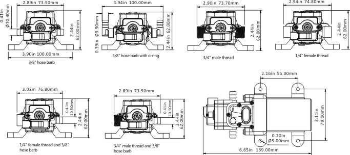 Seaflo 12V Spray Pumps for Agriculture