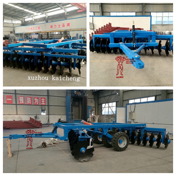 Dual Tire Large Space Disc Harrow