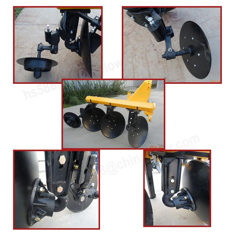Disc Plough with 3 Discs Tube Disc Plow Farm Implements