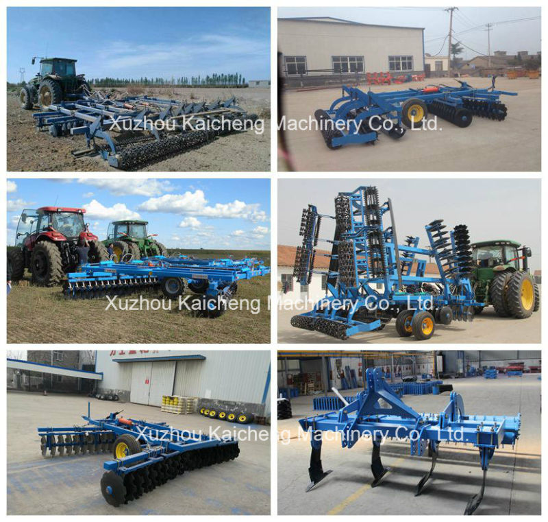 Dual Tire Large Space Disc Harrow
