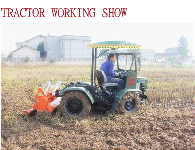 Articulated Small Tractor Small HP Wheel Cultivator Mini Tiller Cultivator Farm Tractor