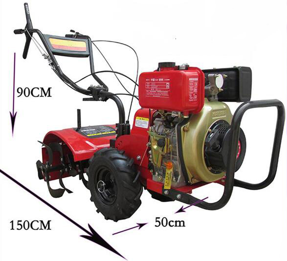 Farm and Garden 178f Diesel Engine Tiller Cultivator Power Weeder