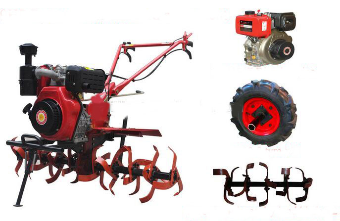 Micro Cultivator Rotary Power Tiller for Farm Walking Tractor