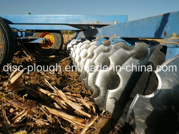 Disc Harrow: 40-Blade Dual-Folding-Flap Hydraulic off-Centered Heavy-Duty Harrow