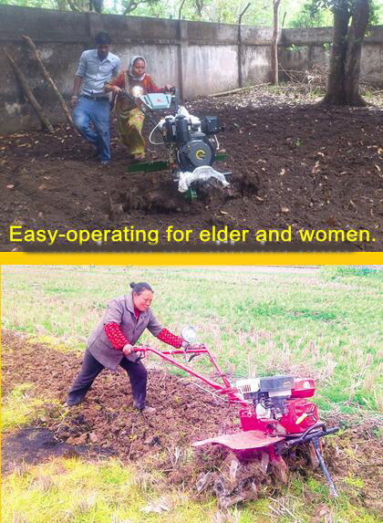 Mini Rotary Cultivator with Big Gearbox
