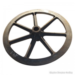 Cast Iron Wheel Rim for Machine