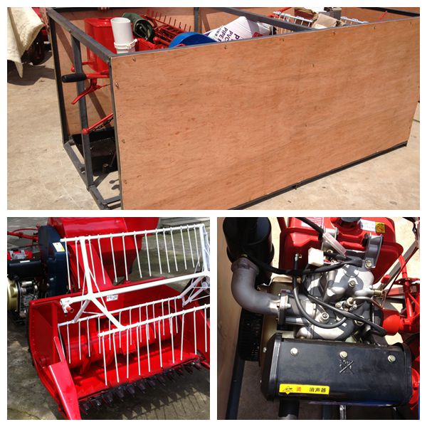 Wheat and Rice Reaper Machine Combine with Tractor