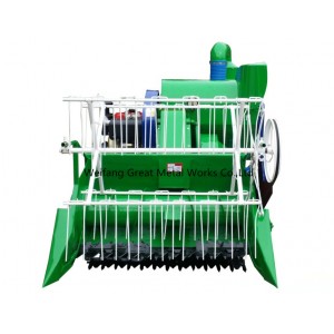 Crawler Type Rice and Wheat Combine Harvester